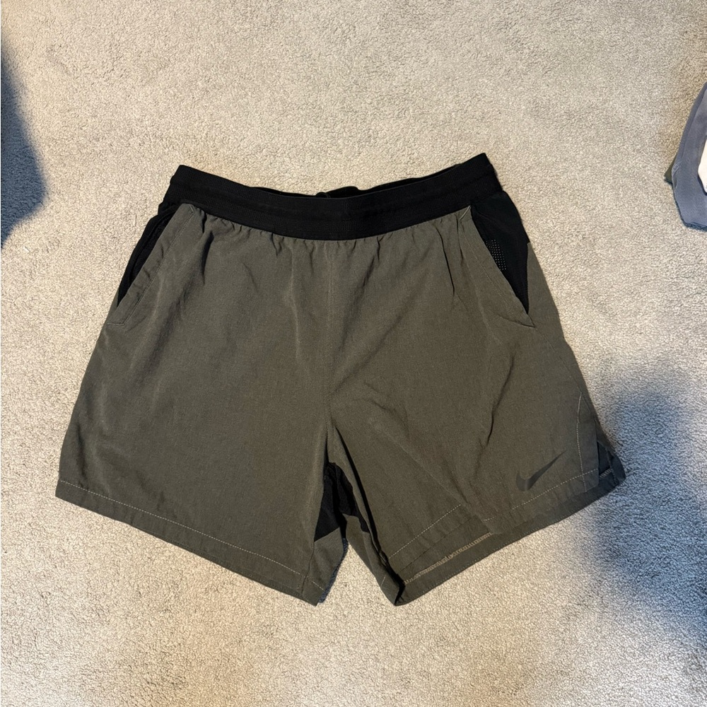 Nike dri-fit nike pro shorts xl grey 6” inseam